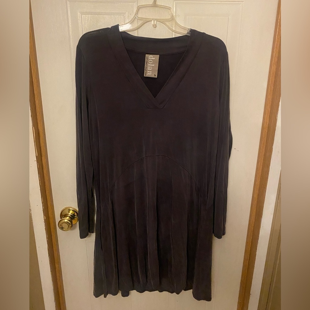 Anthropologie Dolan V-Neck Long Sleeve Swing Dress